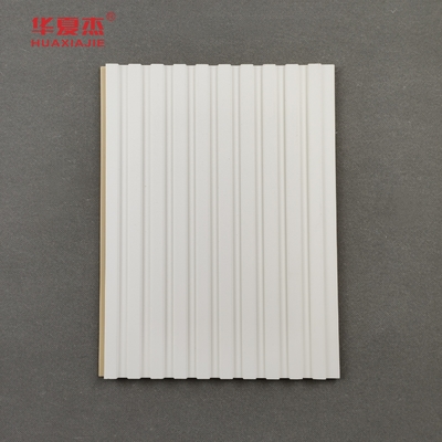 High Quality Pvc WPC Wall Panel White Design For Tv Background Wall Decoration
