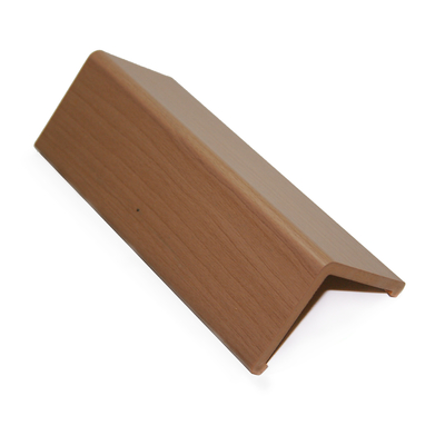 Anti Collision PVC Corner Strips Right Angle Wood Colors 50 X 50mm