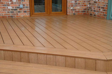 Totally Recyclable WPC Composite Decking Timber For Garage Flooring