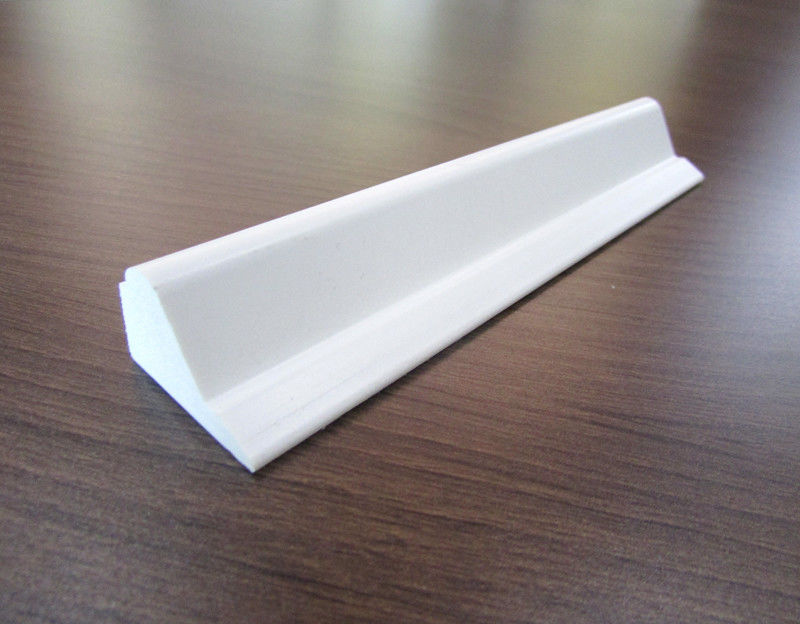 Decorative Plastic Foam Pvc Trim Moulding For Inteiror Wall Edging White