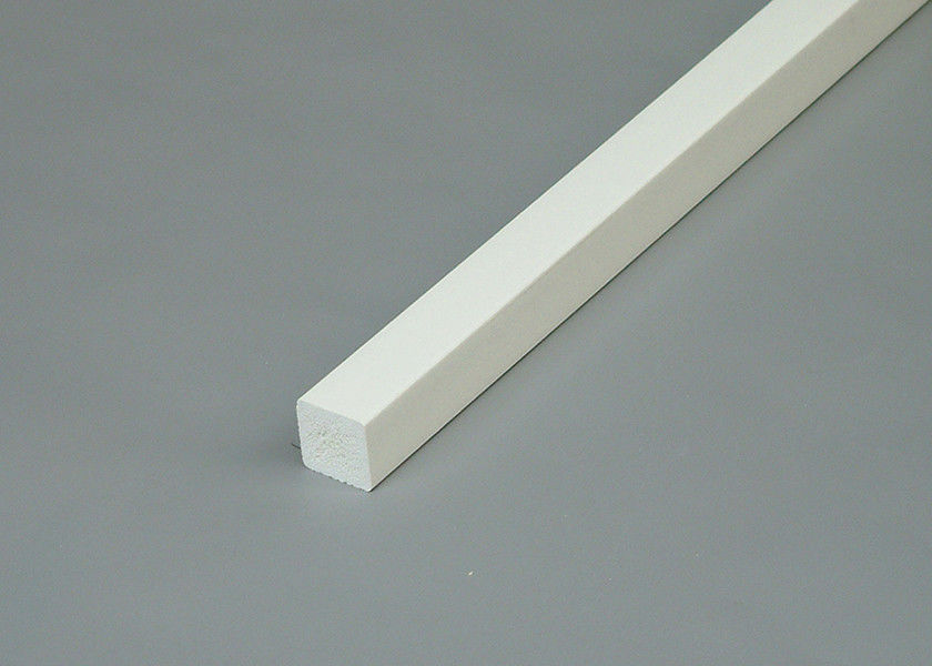 Blind Stop White Vinyl Waterproof PVC Trim Profile For Interior , No