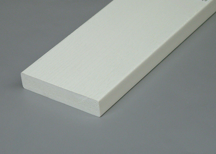 Exterior UVProof PVC Trim Profiles / 12ft Length Vinyl Trim Board For