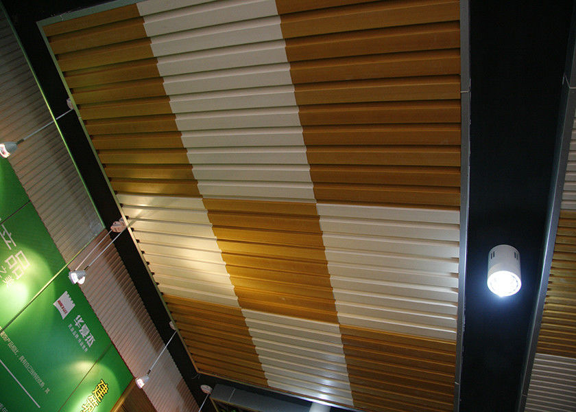 Waterproof Coffee Wpc Drop Ceiling Panels