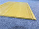 Yellow PVC Sheets For Walls / UPVC Wall Sheeting / WPC Roof Panels
