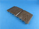 Mothproof Exterior Decoration WPC Wall Panel Brown Color Weather Resistant