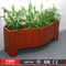 Waterproof Wpc Flower Boxes , Pvc Composite Bed Flower Box UV protect