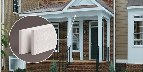 Fireproof Recyclable Pvc Skirting Board Profiles For Indoor Decoration