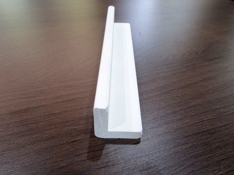 Decorative Plastic Foam PVC Trim Moulding For Inteiror Wall Edging White