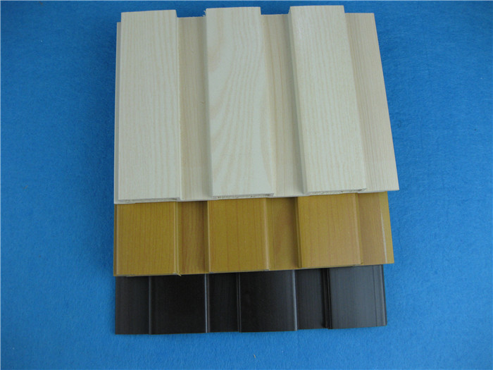 Colorful Wood Look Exterior Cladding Wood Plastic Composite Wall Cladding