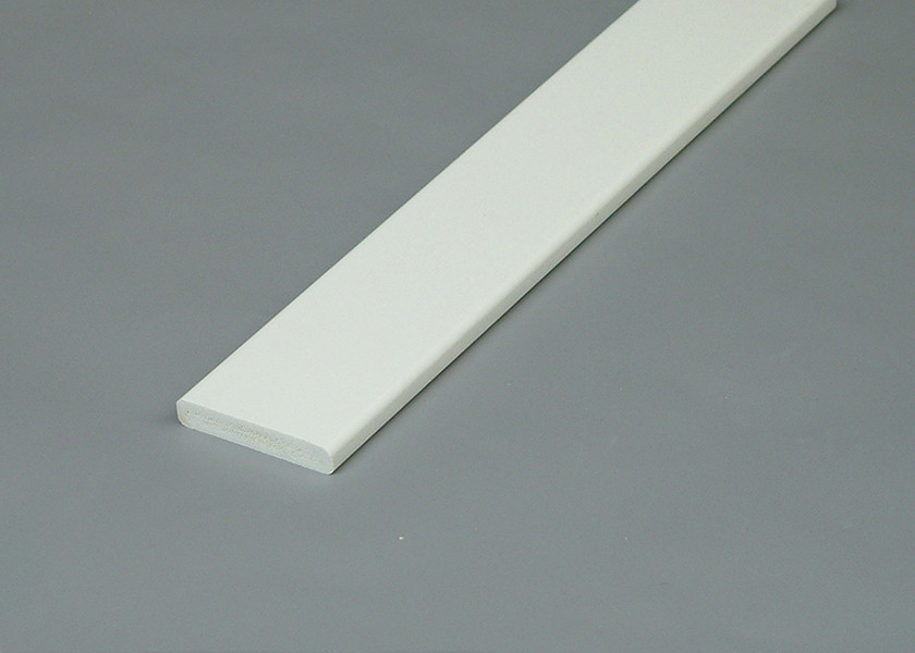 Woodgrain PVC Decorative Mouldings / Lattice White PVC Trim Board / PVC