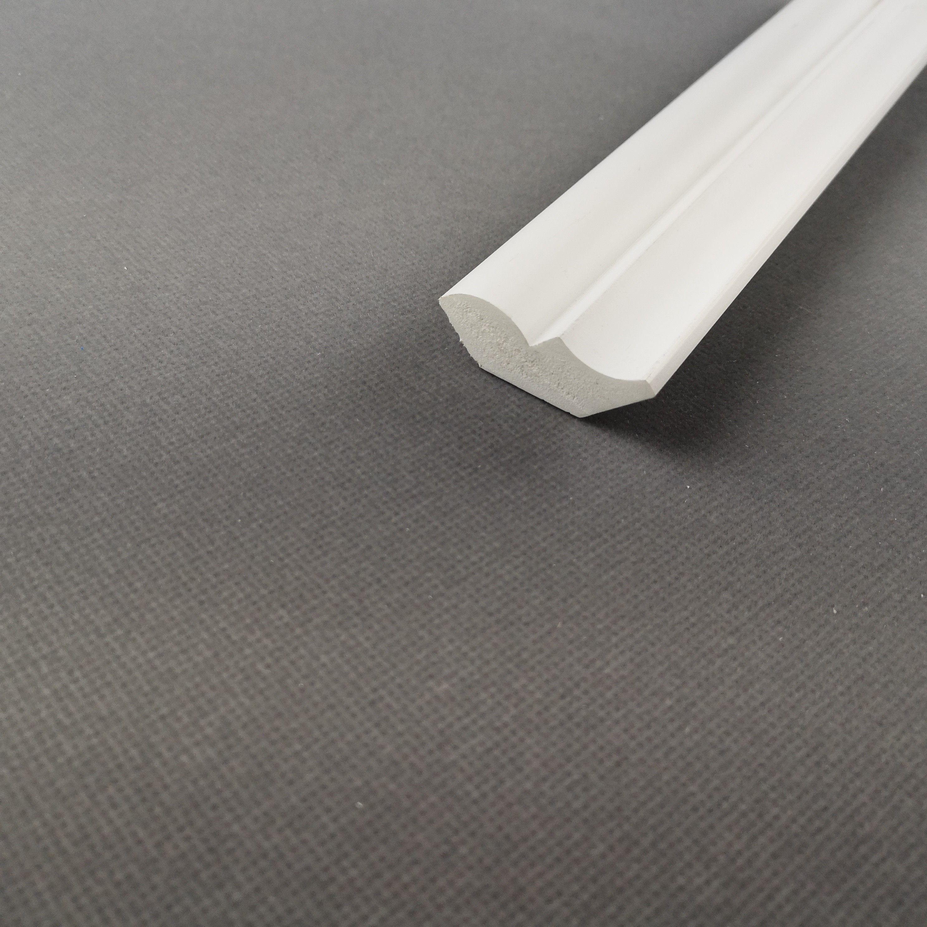 Decorative Solid WPC Door Frame Trim Moulding / Pvc Extruded Profiles