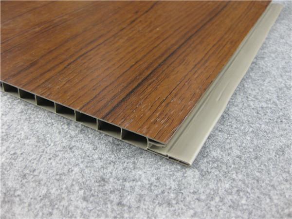 Laminationed PVC Ceiling Panels Wood Pattern Easy To Installation