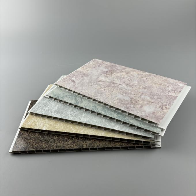 8mm Thickness Soundproof Fireproof PVC Wall Panels Lamination Surface