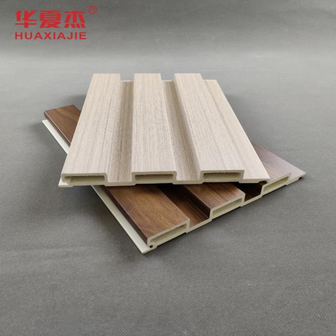 Wood Grain WPC Wall Panel For Indoor / Outdoor Wall Decoration