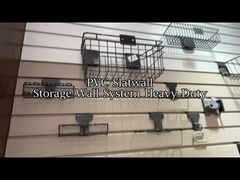 Customized Fixture Slat Wall Panels grey pvc garage panel indoor