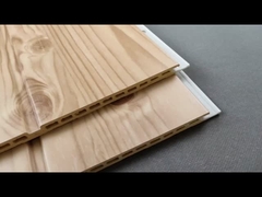 Co Extruded Anticorrosive Waterproof Wood Plastic Composite Wall Panels interior