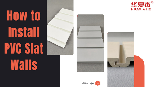 Latest company news about How to Install PVC Slat Walls:    A Step-by-Step Guide