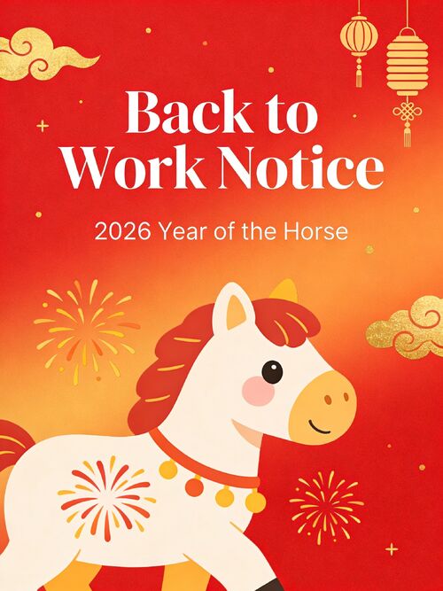 Latest company news about Return to Work Notice