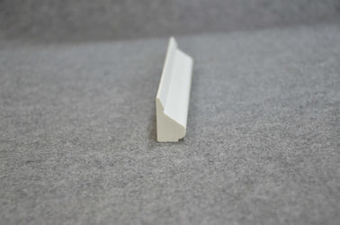 28mm X 17mm Base Cap Sheet PVC Trim Moulding For Interior Wall Customized