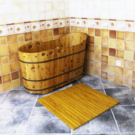 Customized WPC Wood Shower Floor WPC Bathroom Decking 60cm x 40cm