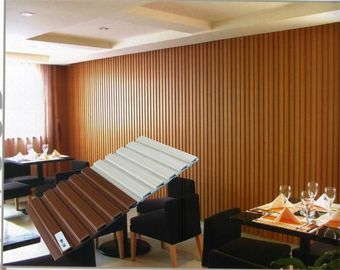 Coffee Room Rotproof Wood Panel WPC Wall Cladding Soncap