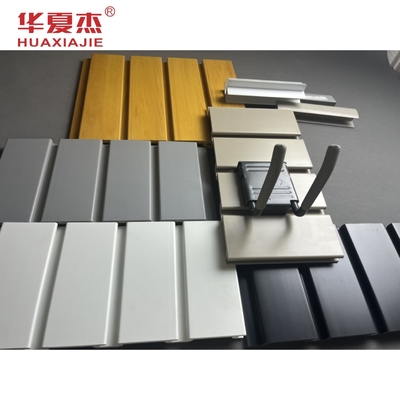 Smooth Surface PVC Slatwall Panel Garage Panel Indoor Decoration Material