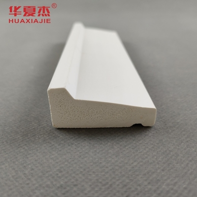 Wholesale New Trends colonial casing white vinyl 12ft pvc skirting board pvc baseboard decorative material