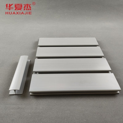 Moisture Resistance Excellent PVC Slatwall Panel Smooth Surface