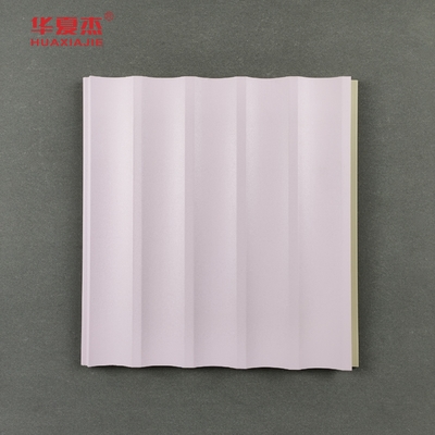 U-shaped WPC Wall Panel Laminated Pink Panels Interior And Exterior Decoration