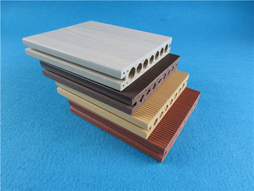 Anti-UV Vinyl Decking Material / WPC Decking for Outdoor Flooring