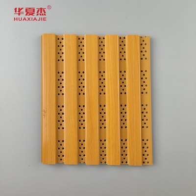 New Design Fluted Wpc Wall Panel Perforate Wpc Panel For Wall Decoration