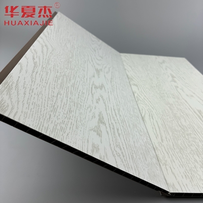 Best Selling Laminated White  Pvc Wall Panel Simulated Wood Grain Pvc Ceiling Decor Panel For Apartment