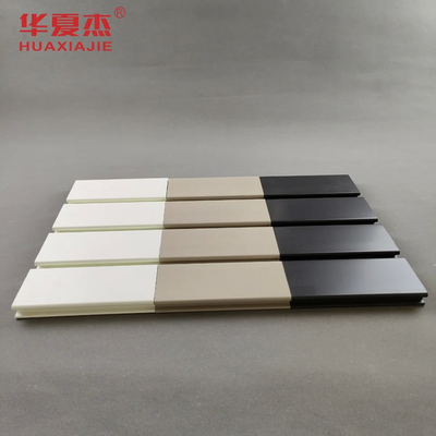 300mm X 17mm Impact Resistance Plastic Slat Wall Panels For Garage Improvement