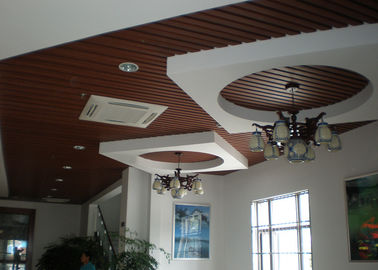 Recyclable UPVC Wall Panels , Wood Plastic Composite Ceiling Tile