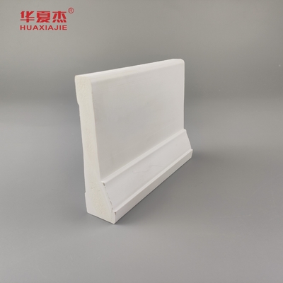 white pvc skirting waterproof pvc baseboard easy to clean