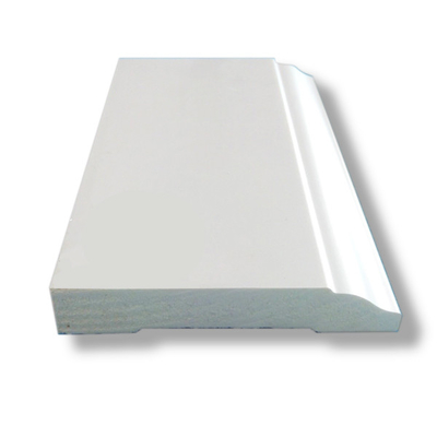 9/16&quot; x 3-1/4&quot; x 8' pvc  Primed Colonial Baseboard base moulding paintable China manufacturer plastic baseboard