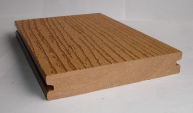 Recyclable Plastic Bathroom WPC Decking Boards Anti Slip Environmentally