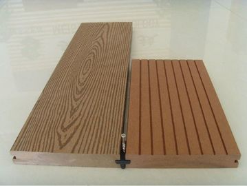 140mm x 25mm Wpc Foam Composite Decking Planking / Bottom Board For Exterior