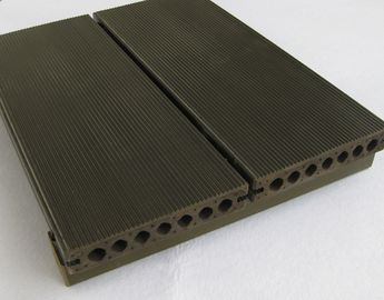 Garden Composite WPC Decking Tiles Hollow UV - resistant Flooring Decks