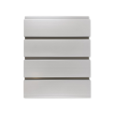 Good price US Standard Pvc Slatwall Panels 12inch Width Grey White For Interior Fire Rated online