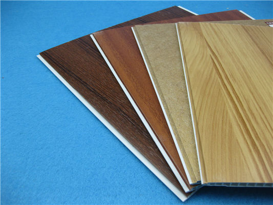 Good price Monistureproof Laminated Wood Grain pvc wall cladding sheets Economic and Recyclable online