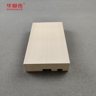 Good price High Quality Flat Casing WPC Door Frame Waterproof Wooden Grain Wpc Moulding online