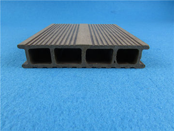 Good price 2900mm Wood Plastic Composite WPC Decking With Square Hollow ISO SGS online