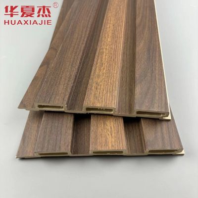 Good price High Quality  Woodgrains Laminated Wpc Fluted Wall Panel indoor Wall Wpc Panels Residential Decoration online