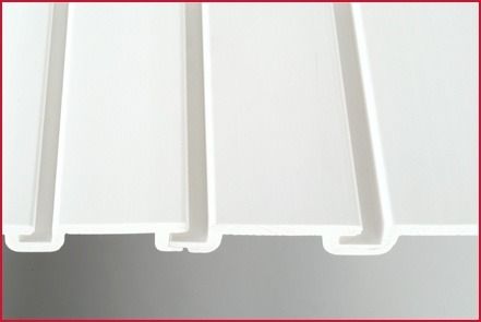 Good price Customized Length PVC Slatwall with Excellent Fire Resistance 4ft and 8ft Ready to Ship online