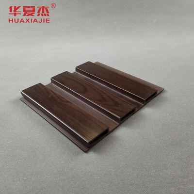 Good price Black Walnut Wpc Fluted Wall Panel Printing Surface Waterproof And Easy To Clean online