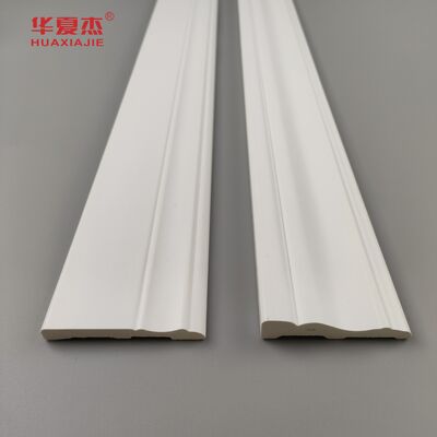 Good price White pvc baseboard pvc skirting Trim Mould Decoration For Home Decoration online