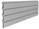 Strong Plastic Garage Slatwall Panels White Grey Color Smooth Groove