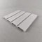 US Standard Pvc Slatwall Panels 12inch Width Grey White For Interior Fire Rated