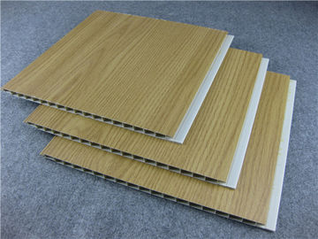 Wood and Plastic Composite WPC Wall Cladding , Custom Length Laminate WPC Panels